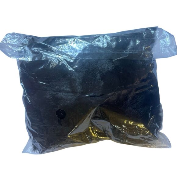 Black Elegant Faux Fur Cuffed Sleeve Arm Warmers-One Size - Picture 4 of 4